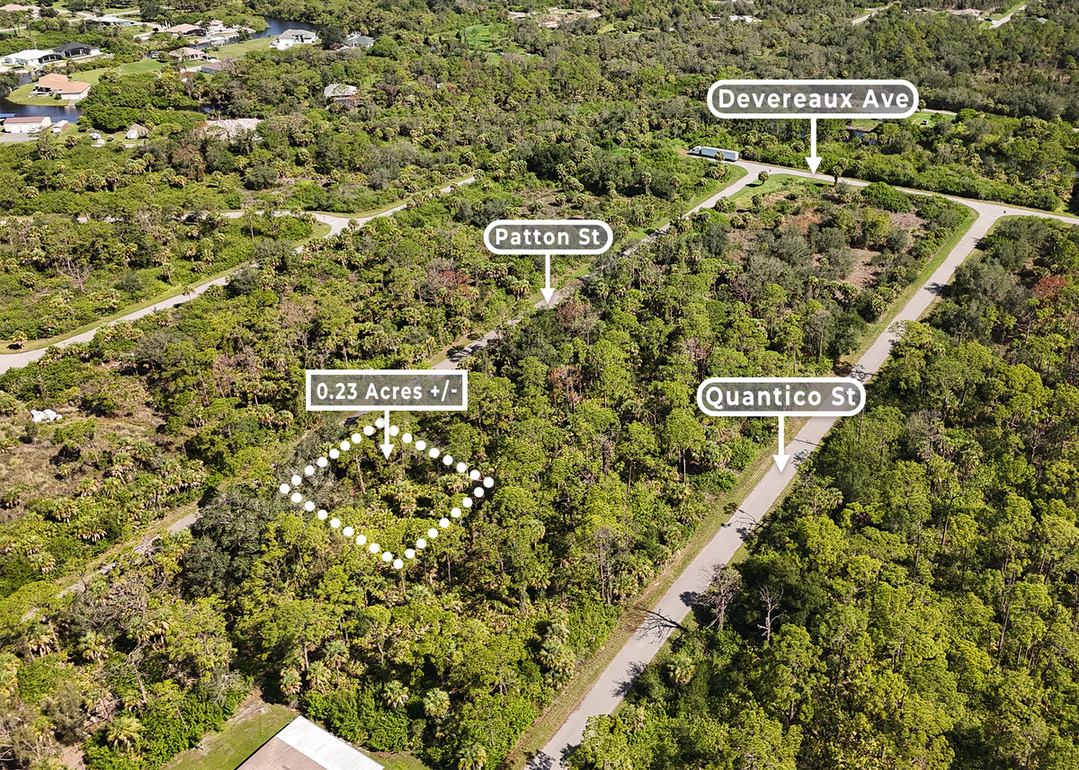 0.23 Acres on Patton St in Port Charlotte | Charlotte County, FL Land for Sale