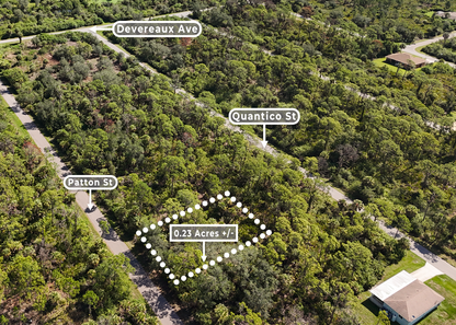 0.23 Acres on Patton St in Port Charlotte | Charlotte County, FL Land for Sale