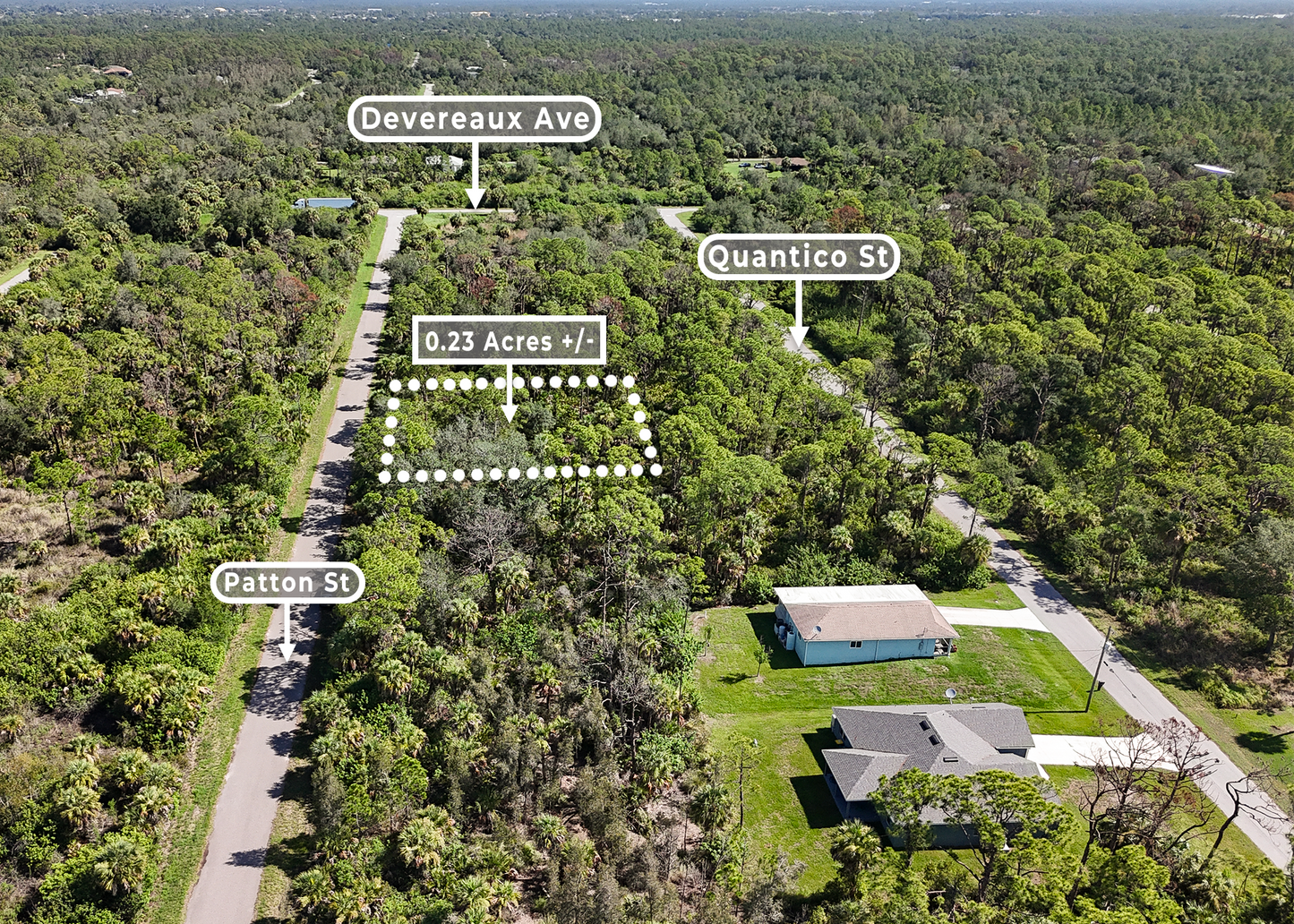 0.23 Acres on Patton St in Port Charlotte | Charlotte County, FL Land for Sale