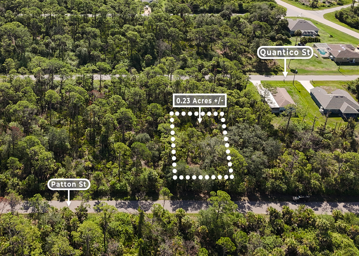0.23 Acres on Patton St in Port Charlotte | Charlotte County, FL Land for Sale