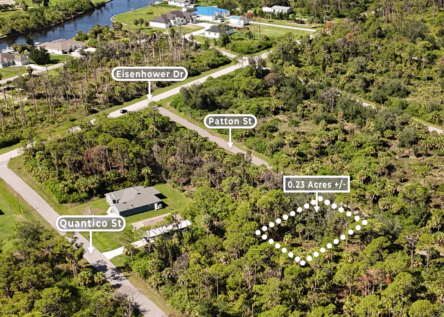 0.23 Acres on Patton St in Port Charlotte | Charlotte County, FL Land for Sale