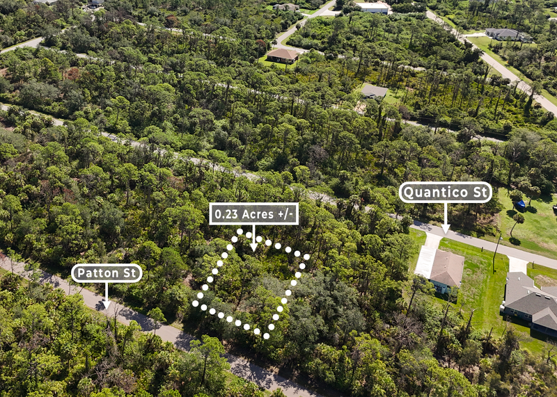 0.23 Acres on Patton St in Port Charlotte | Charlotte County, FL Land for Sale