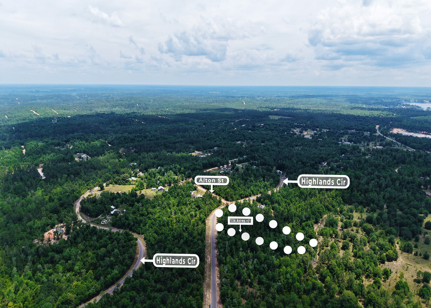 1.14 Acres | Compass Lake Hills | Jackson County | $19,897