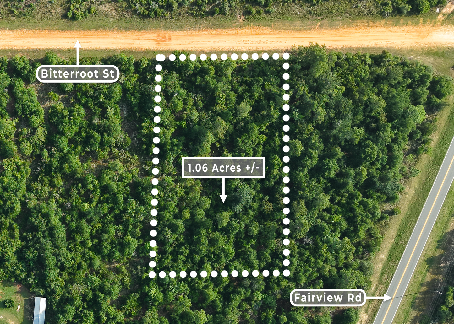 1.06 Acres on Bitterroot St in Compass Lake Hills | Jackson County, FL Land for Sale