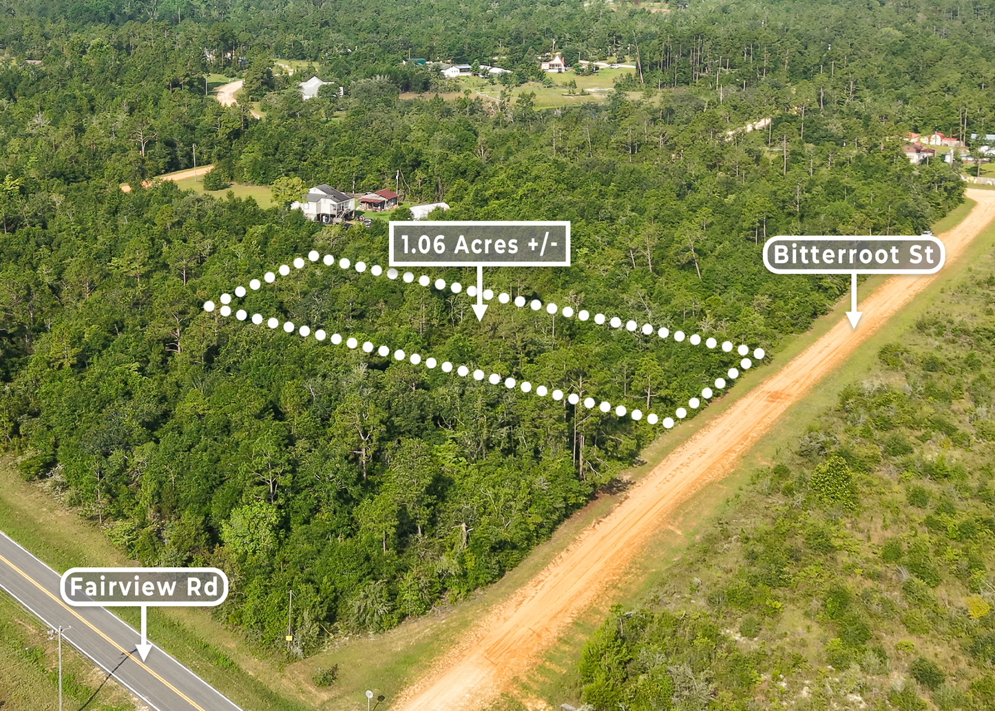 1.06 Acres on Bitterroot St in Compass Lake Hills | Jackson County, FL Land for Sale