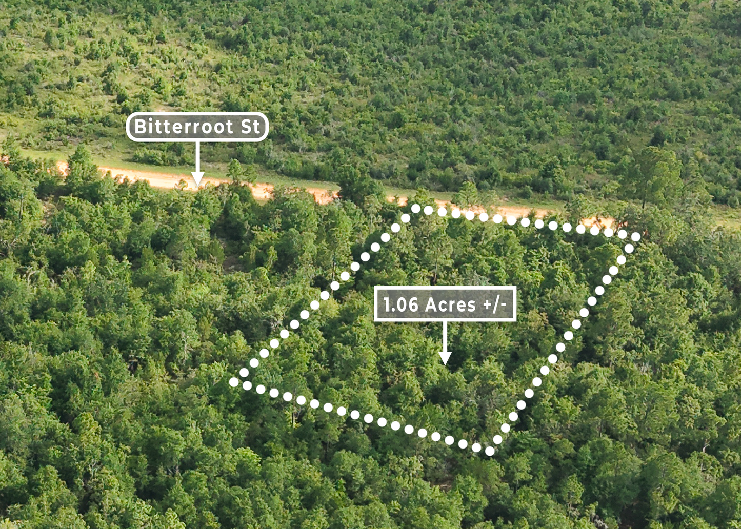 1.06 Acres on Bitterroot St in Compass Lake Hills | Jackson County, FL Land for Sale