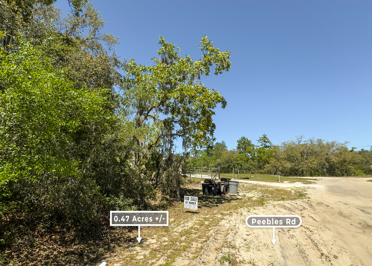 0.47 Acres on Peebles Rd, Interlachen | Putnam County, FL Land for Sale