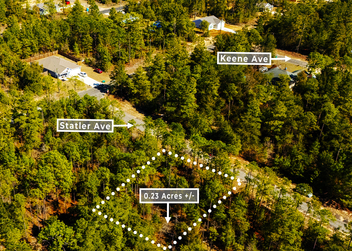 0.23 Acres on Rockford Circle — Paved Road Access in Sunny Hills,Chipley Washington County