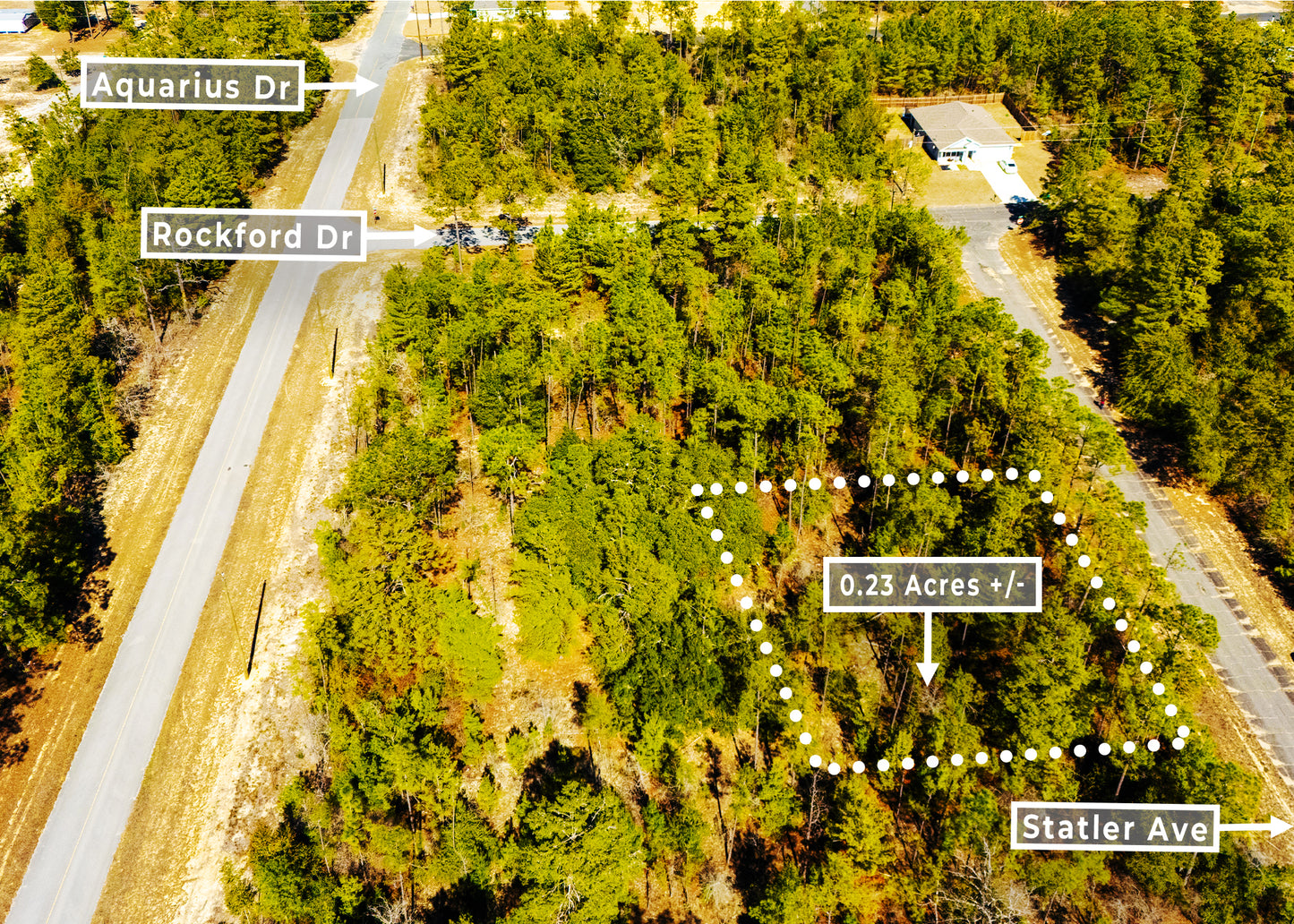 0.23 Acres on Rockford Circle — Paved Road Access in Sunny Hills,Chipley Washington County