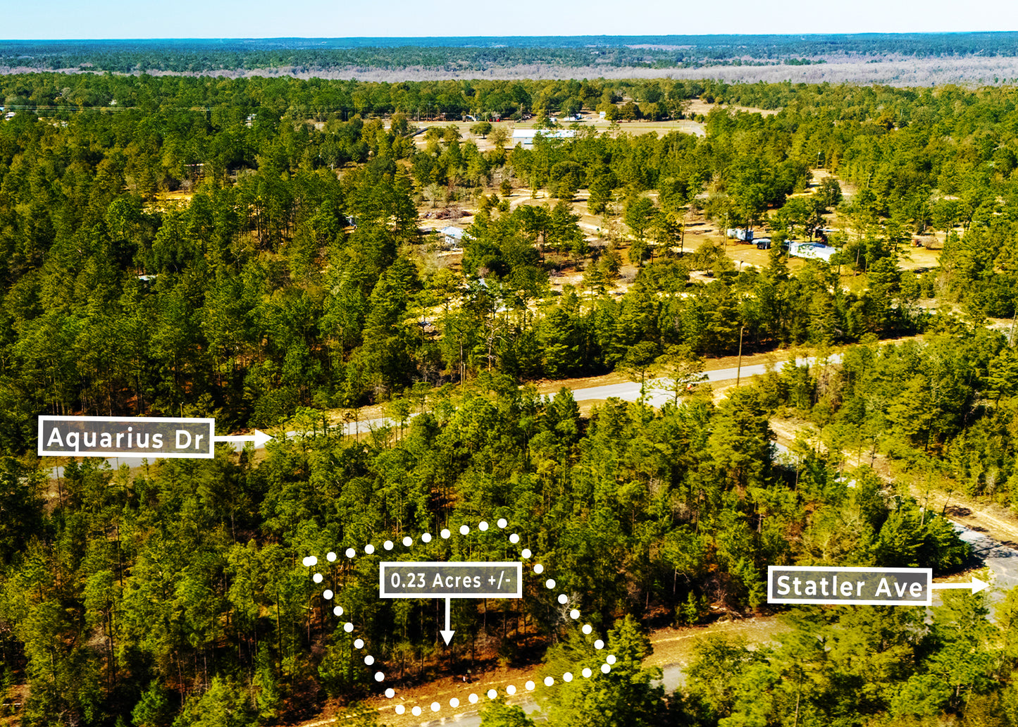 0.23 Acres on Rockford Circle — Paved Road Access in Sunny Hills,Chipley Washington County